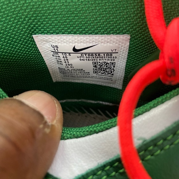 Off White x Dunk Low University sz 11 - Picture 5 of 6